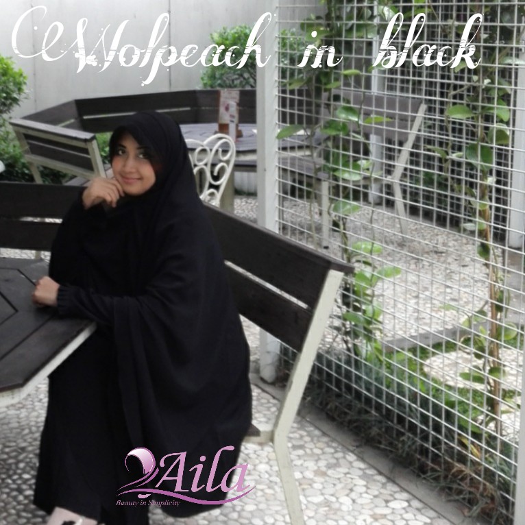black wolpeach – Hijab Syar'i Aila